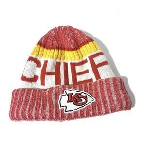NEW ERA NFL Kansas City Chiefs Knit Hat/Beanie/Toboggan Cap